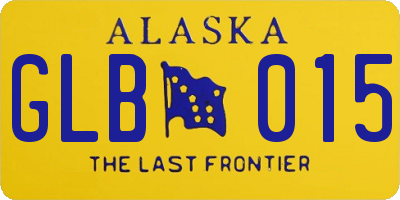 AK license plate GLB015