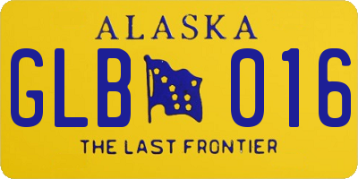 AK license plate GLB016