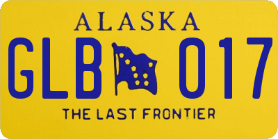 AK license plate GLB017