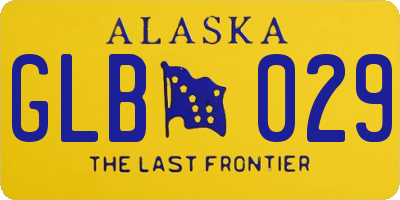 AK license plate GLB029