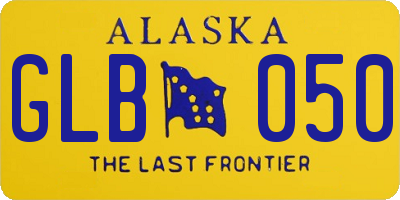 AK license plate GLB050