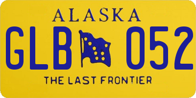 AK license plate GLB052