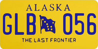 AK license plate GLB056