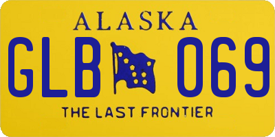 AK license plate GLB069