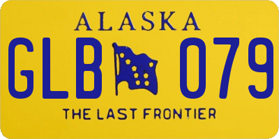 AK license plate GLB079