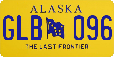 AK license plate GLB096