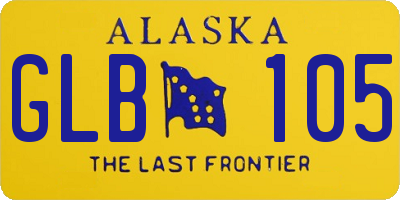 AK license plate GLB105