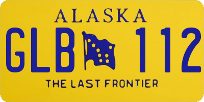 AK license plate GLB112