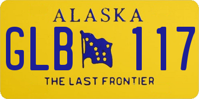 AK license plate GLB117