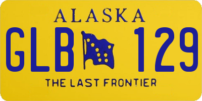 AK license plate GLB129