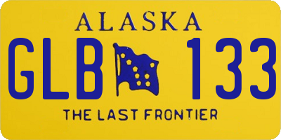 AK license plate GLB133