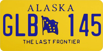 AK license plate GLB145