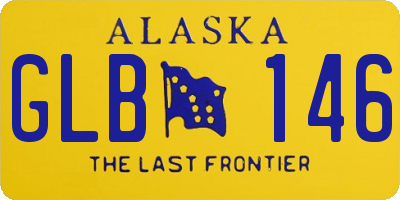 AK license plate GLB146