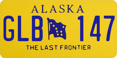 AK license plate GLB147