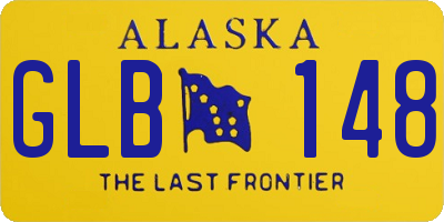 AK license plate GLB148