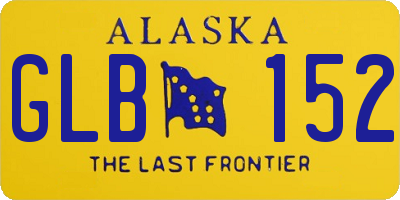 AK license plate GLB152