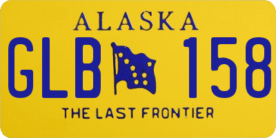 AK license plate GLB158