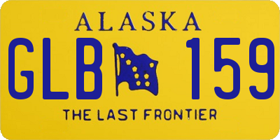 AK license plate GLB159