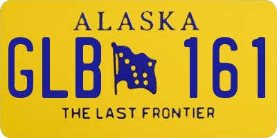 AK license plate GLB161