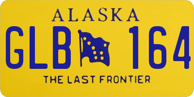 AK license plate GLB164