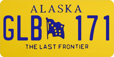 AK license plate GLB171