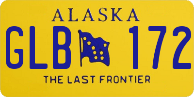 AK license plate GLB172