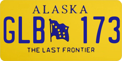 AK license plate GLB173