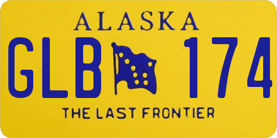 AK license plate GLB174