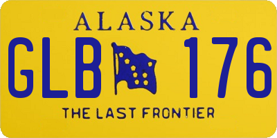 AK license plate GLB176