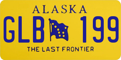 AK license plate GLB199