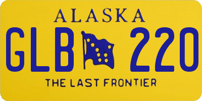 AK license plate GLB220