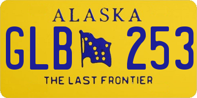 AK license plate GLB253