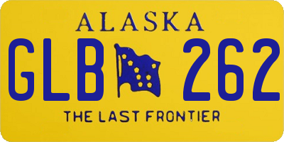 AK license plate GLB262