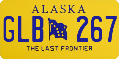 AK license plate GLB267