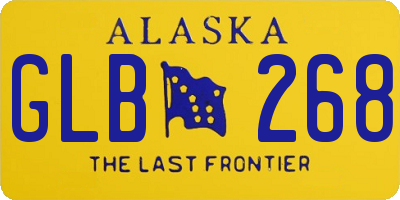AK license plate GLB268