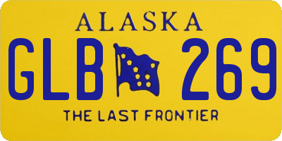 AK license plate GLB269