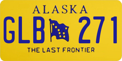 AK license plate GLB271