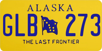 AK license plate GLB273