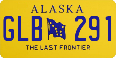 AK license plate GLB291