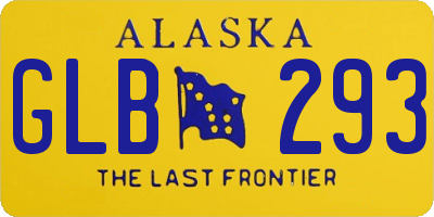 AK license plate GLB293
