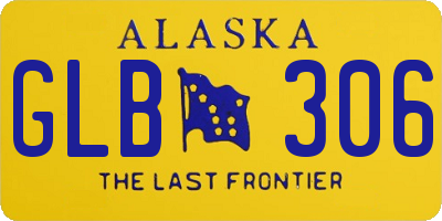 AK license plate GLB306