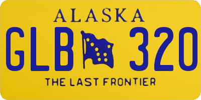 AK license plate GLB320