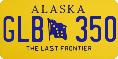 AK license plate GLB350