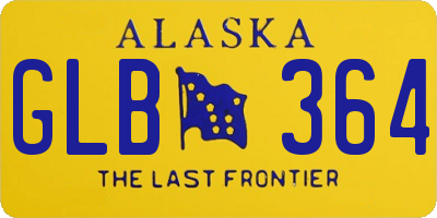 AK license plate GLB364