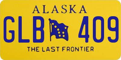 AK license plate GLB409