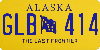 AK license plate GLB414