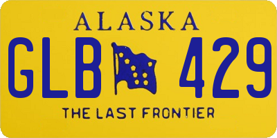 AK license plate GLB429
