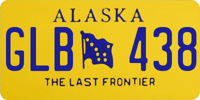 AK license plate GLB438