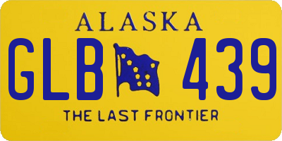 AK license plate GLB439