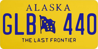 AK license plate GLB440